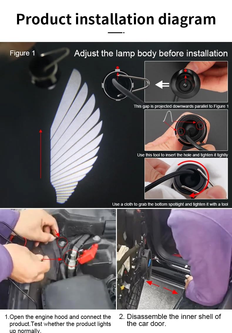 Car wing lights