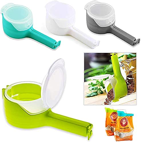 Bag Sealing Clip Food Storage Sealing Clips with Pour Spouts
