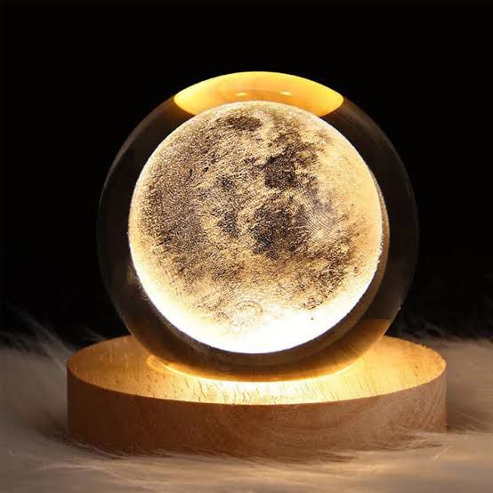 Moon Crystal Lamp