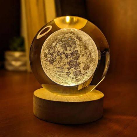 Moon Crystal Lamp