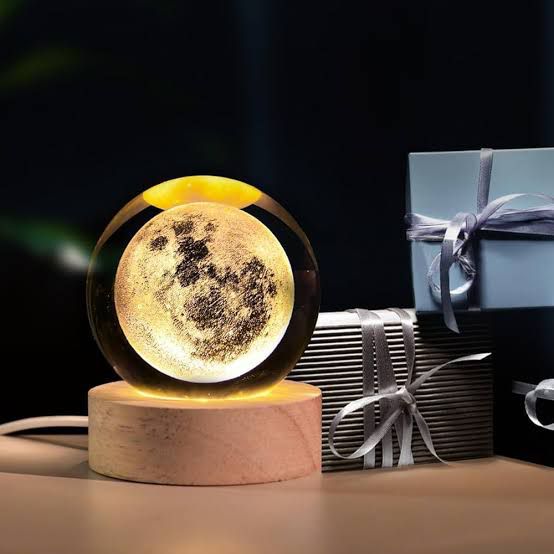 Moon Crystal Lamp