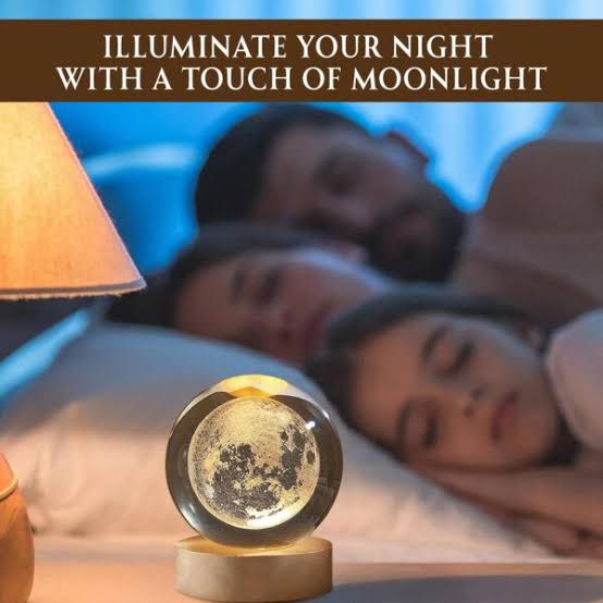 Moon Crystal Lamp