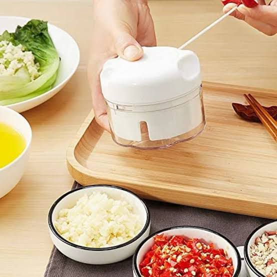 Manual food chopper mini