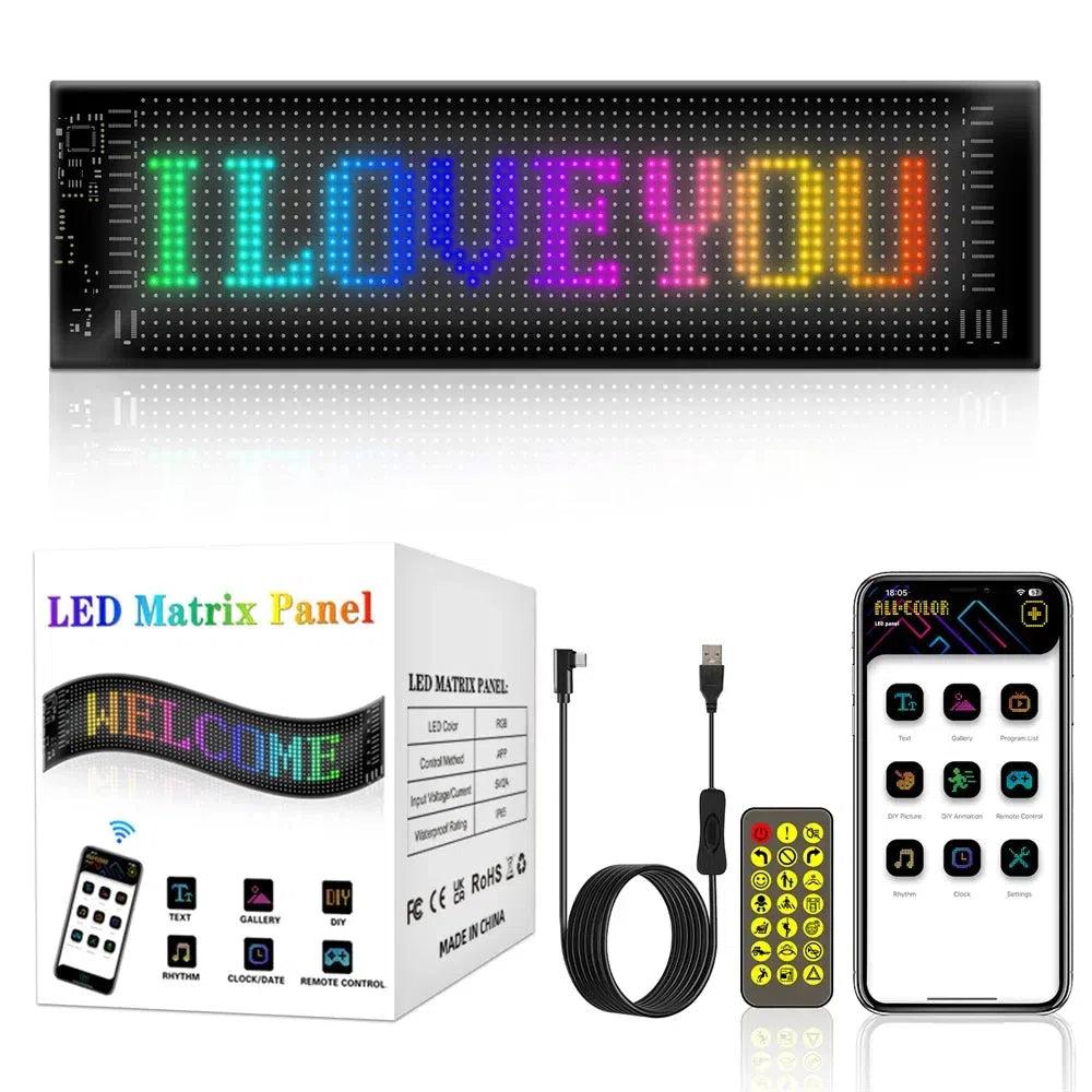 LED flexible matrix panel